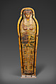 Mummy Board of Tabakmut, Wood, paint, paste