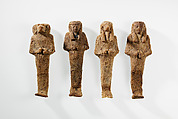 Viscera figure with human head (Imseti), Mud, wax
