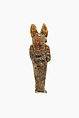 Viscera figure with jackal head (Duamutef), Wax