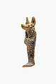 Viscera figure with jackal head (Duamutef), Wax
