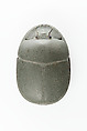 Heart Scarab Inscribed for Nesitaset, Serpentinite