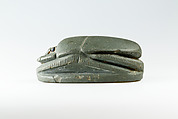 Heart Scarab Inscribed for Nesitaset, Serpentinite