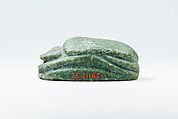 Heart Scarab, Green feldspar