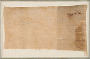 Inscribed Mummy Bandage, Linen