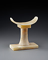 Headrest of Khentika, Travertine (Egyptian alabaster)