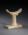 Headrest of Khentika, Travertine (Egyptian alabaster)