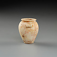 Jar, lug handles, squat, Limestone (pink)
