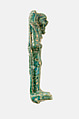 Son of Horus amulet, Faience