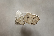 Relief from the tomb of Queen Neferu: two female attendants, Limestone, paint