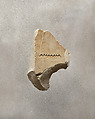 Relief from the tomb of Queen Neferu: part of a sunshade (see 26.3.353-1), Limestone, paint