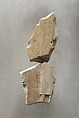Relief fragment - see 26.3.353-3, Limestone, paint