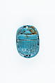 Winged Scarab, Faience