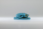 Winged Scarab, Faience