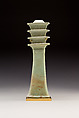 Djed Pillar Amulet, Faience