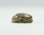 Scarab Inscribed for a Prince Intef, Gray steatite