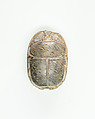 Scarab Inscribed for a Prince Intef, Gray steatite