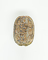 Scarab Inscribed for a Prince Intef, Gray steatite