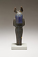 Funerary figure of Duamutef, Glass, precious metal