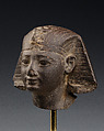 Head from the Statuette of a King, Basalt