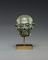 Head of a Statuette of Ptah, Meta-siltstone