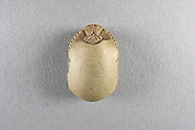 Scarab inscribed with Usermaatre, Faience