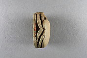 Scarab inscribed with Usermaatre, Faience