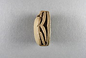 Scarab inscribed with Usermaatre, Faience