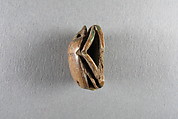 Scarab of Sheshonq I, Steatite, traces of green glaze