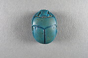 Scarab of Sheshonq I, Blue faience