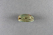 Scarab, Psamtik I or Apries, Glazed Steatite