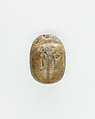 Scarab of an Official, Brown glazed steatite