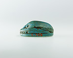 Scarab, Blue glazed steatite