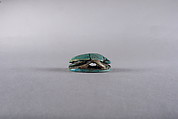 Scarab Inscribed with a Blessing Related to Amun (Amun-Re), Faience