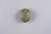 Scarab Inscribed with the Name of the Kushite King Senkamanisken, Faience