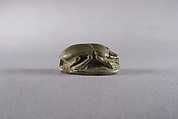 Scarab Inscribed with the Name of the Kushite King Senkamanisken, Faience