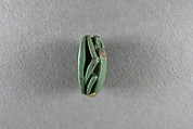 Scarab, Green faience