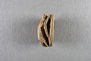 Scarab in the form of king as Harpokrates, Glazed steatite