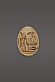 Scarab, Neit, White glazed steatite