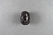 Scarab Inscribed with a Baboon, Hematite