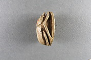 Scarab inscribed with the name of Unis, Faience