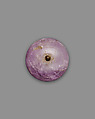 Ball Bead with Name of Hatshepsut, Amethyst