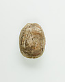 Scarab of the "Great Royal Wife" Ini, Brown steatite