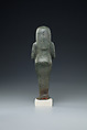 Shabti of Nakhtmin, Bronze or copper alloy