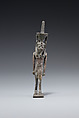 Standing Figure of Nefertum, Silver