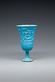Lotiform Chalice, Faience