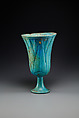 Lotiform Cup | New Kingdom, Ramesside | The Metropolitan Museum of Art