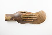 Decorated spoon, Faience