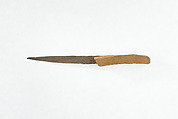 Model Saw from a Foundation Deposit, Wood, bronze or copper alloy