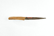 Model Saw from a Foundation Deposit, Wood, bronze or copper alloy