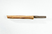 Model Chisel from a Foundation Deposit, Wood, bronze or copper alloy